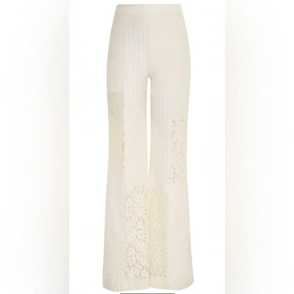 NWT $695 Zimmerman LUMINOSITY PATCH LACE PANT SIZE: AU 2, US 6-8
COLOUR: CREAM - Picture 5 of 14